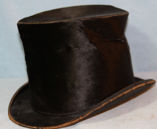 Beaver top hat, Collins & Fairbanks, Boston, Mass.