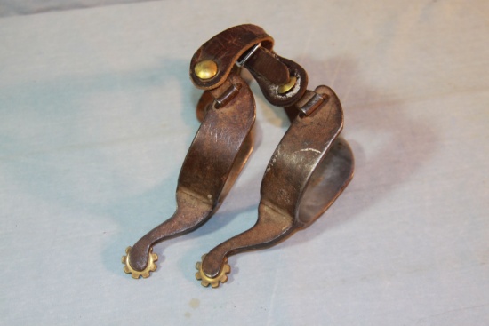 Ricky Trammell, Graham, TX. Iron spurs, highly collectible