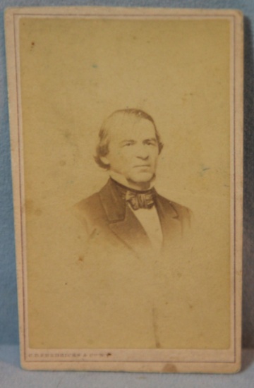 President Andrew Johnson photo, 17th President of U. S., 4" h x 2.5", origi