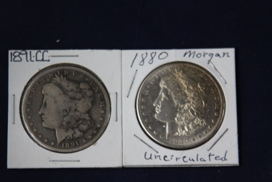 1891 CC Morgan dollar Uncirculated