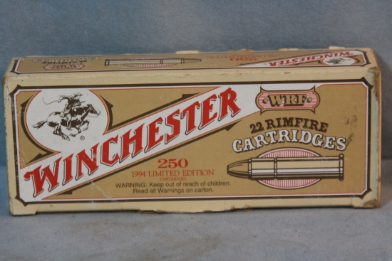 Ammo. 1 box Winchester .22 WRF, 250 cartridges