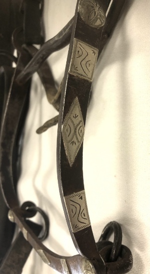 Wyoming State Prison silver mtd bit in headstall