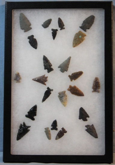 23 arrowheads, Sun River Valley, Montana