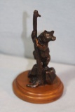 Halko, Joe (1940-2009)bronze sculpture, Bear In Tree,  1/24, 6