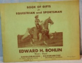 Edward Bohlin original catalog, 1951, soft cover, near fine condition