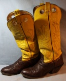 Nocona Drover high top boots, 9 1/2 D, 14