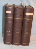 Stout, Montana History, 3 vol. set, Vol. I has 1 page cut
