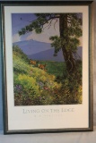 Percival, M. B. framed print, Living On The Edge, 30