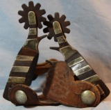 Crockett silver mtd spurs