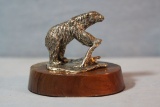 2 Paul A. Geffree bear sculptures, 2