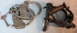 3 pair vintage handcuffs, 1 pr. is Metropolitan Police