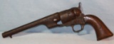 Colt 1860 Army Civil War relic, .44 cal. percussion, back strap notched on