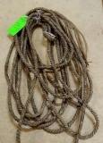 Twisted /braided rawhide riata, near mint