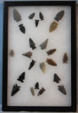 23 arrowheads, Sun River Valley, Montana