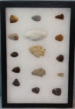Central Montana points, thumb scrapers, 15 pcs.