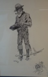 C. M. Russell museum print, 1864-1926, 12