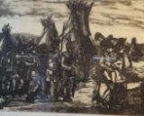 Pogzeba, Wolfgang etching,  Exclusively For The Redman's West, #176/199, 9