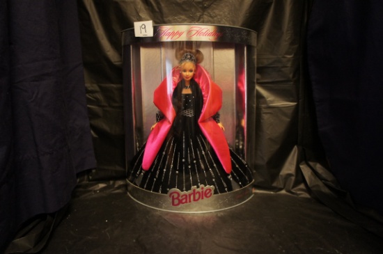 "BARBIE" Happy Holidays   1998 Mattel     un-opened  -  original box