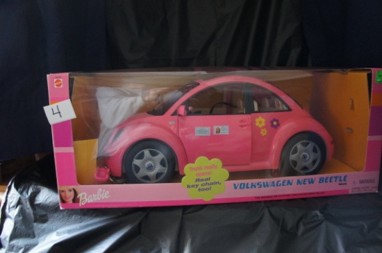 "BARBIE" Volkswagan New Beetle vehicle    2000 Mattel    16" long  -  in original box