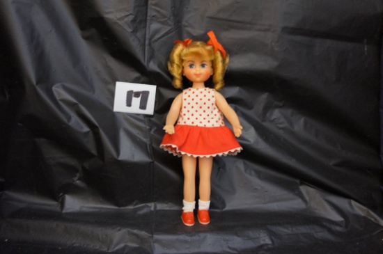 "Little Kelly sister of Barbie" Mattel 1965, Japan, 6-1/2 tall, soft plastic body, good condition