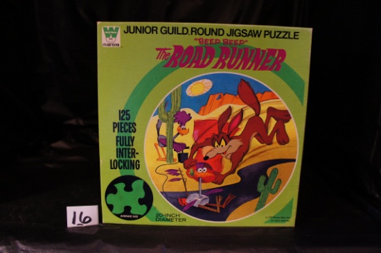 The ROAD RUNNER Jigsaw Puzzle  1974  ***unsure of pieces - 3 sides part open***fair condition