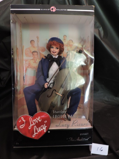 I Love Lucy Barbie, The Audition, Episode 6, NIB, 2007 Mattel, Box shows some wear