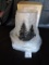 Woodland Iron Hurricane Candle Holder, Ruff Hewn, New In Box, 8 3/8