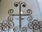 Wall Hanging Set, 3 Pieces, Wrought Iron, Candle Holder 18