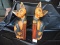 Set of 2 cat bookends, Wooden, Bali & Soul, Made in Indonesia, 12