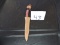 Wooden Hand Carved Book Mark, Canadian Artist, R. Audet, 4 1/2