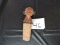 Wooden Hand Carved Wine Stopper, 3 1/2