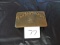 Solid Brass Tomahawk Belt Buckle