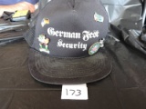 German Fest Security Hat with Pins, One Size Fits All