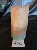 Native American Pottery, Tea Light Candle Candle Holder, Clay, Engraved Signature J.H. Boone, 4