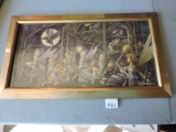 Autumn Fairy Procession Print, David Delamare, Framed, 22