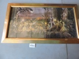 Summer Fairy Procession Print, David Delamare, Framed, 22