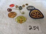 Misc. Pins, Rotary Patch, Tie Tac