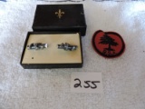 Boy Scout Patch, Cuff Links