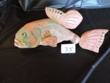 Fish, Carved, Wooden, 11