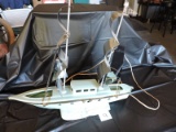 Ship light, Ceramic & Metal, 14