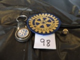 Rotary International, Pin, Key Chain, Patch