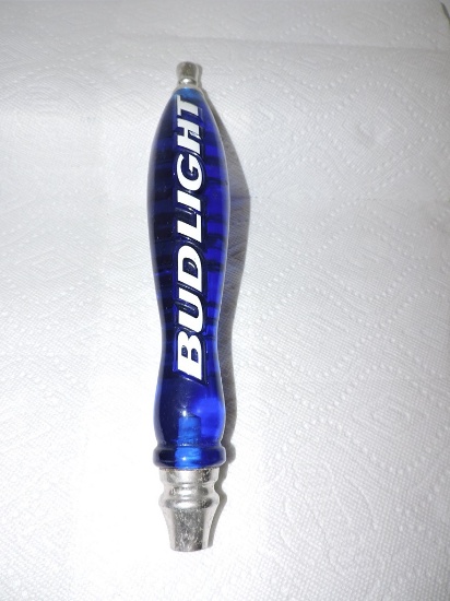 Budlight Blue Acrylic Tapper Handle, 2 sided, 12"