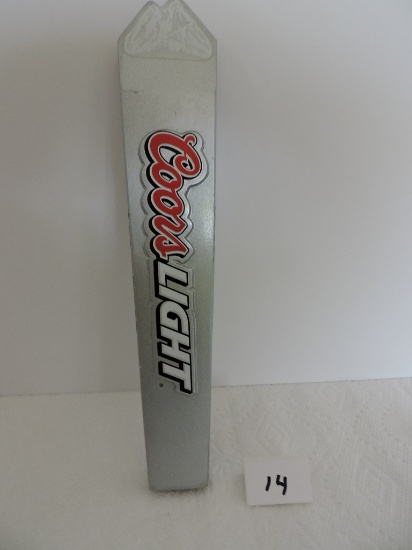 Coors Light Tapper Handle, 4 sided, 12"