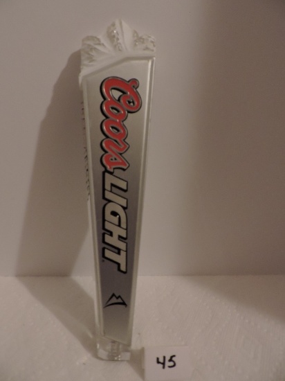 Coors Light Tapper Handle, 4 sided, 12"