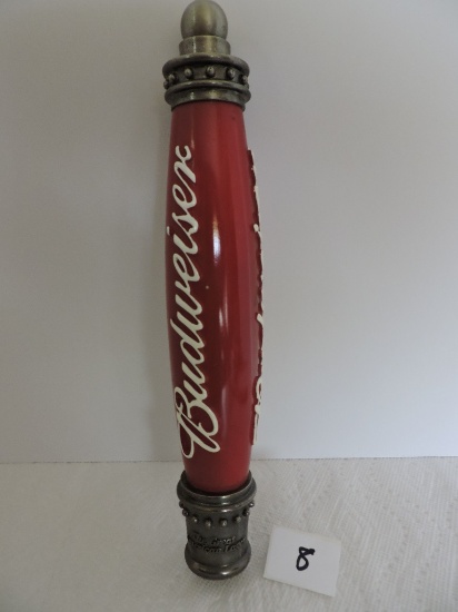 Budweiser The Great American Lager Tapper Handle, 3 sided, 11"