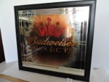 Budweiser Select Mirror, 2005, Wood frame, 24 1/2