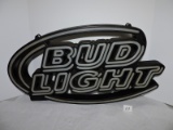 Bud Light Sign, Plastic, 27