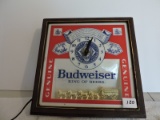 Budweiser Deluxe Label Sign, 13 1/2