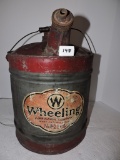 Vintage Wheeling Corrugating Company, Gas can