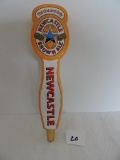 New Castle Brown Ale Tapper Handle, 4 sided, 11